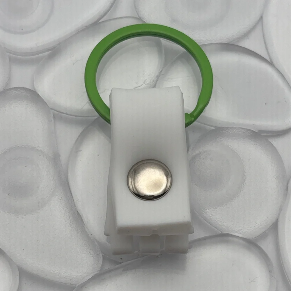 White & Green Swatch Keychain - fits Gent Swatch watch